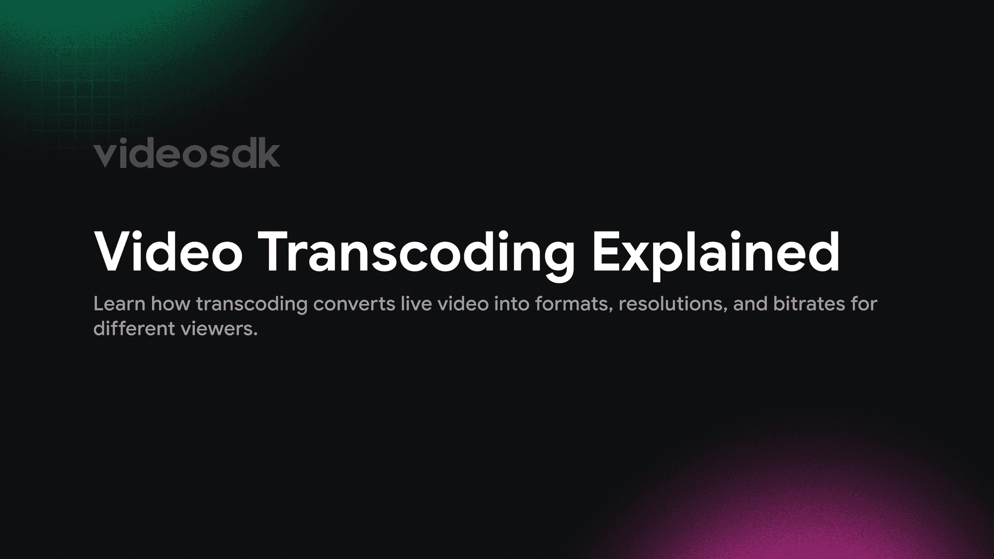 Video Transcoding Explained: Why Live Streams Need It