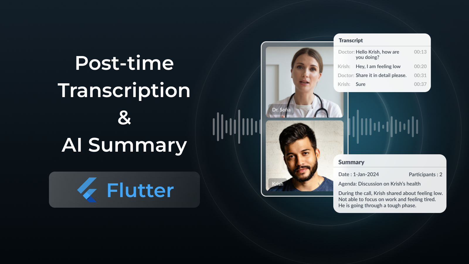 Post-Call Transcription & Summary in Flutter
