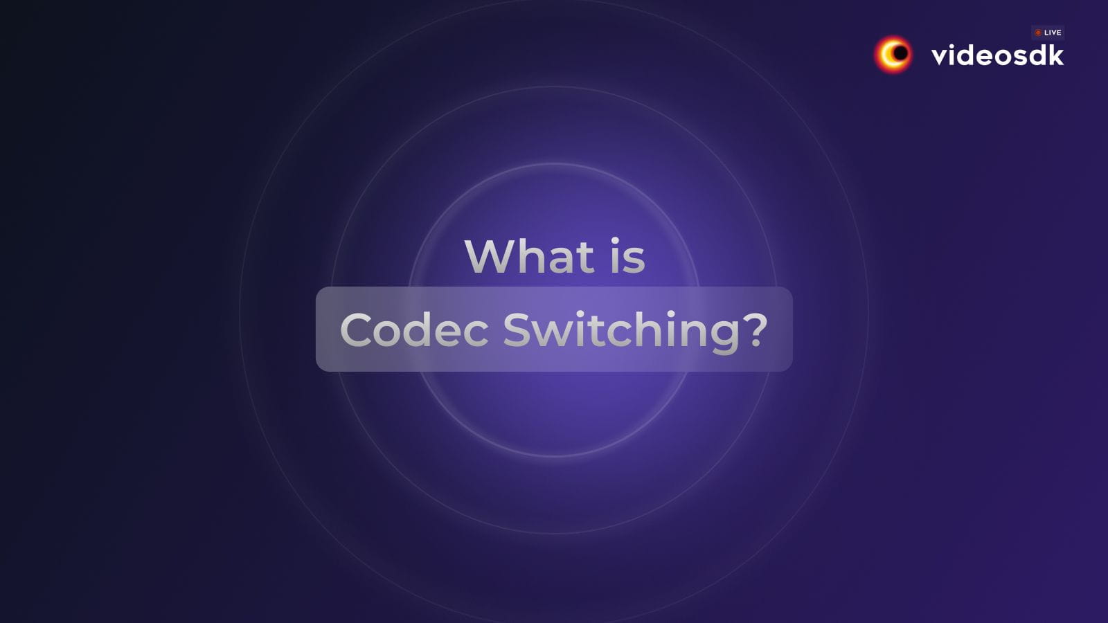 What is Codec Switching?