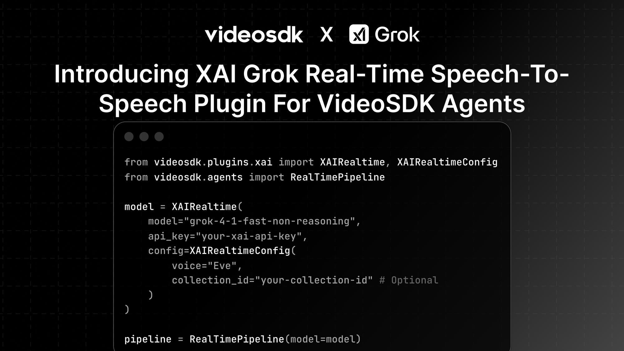 Introducing xAI Grok Real-Time Speech-to-Speech Plugin for VideoSDK Agents