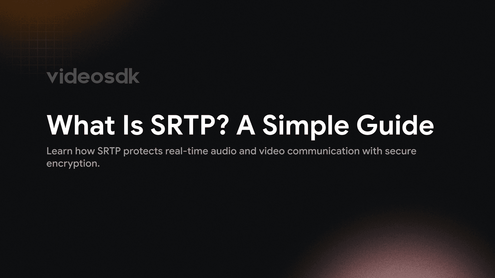 What is SRTP?