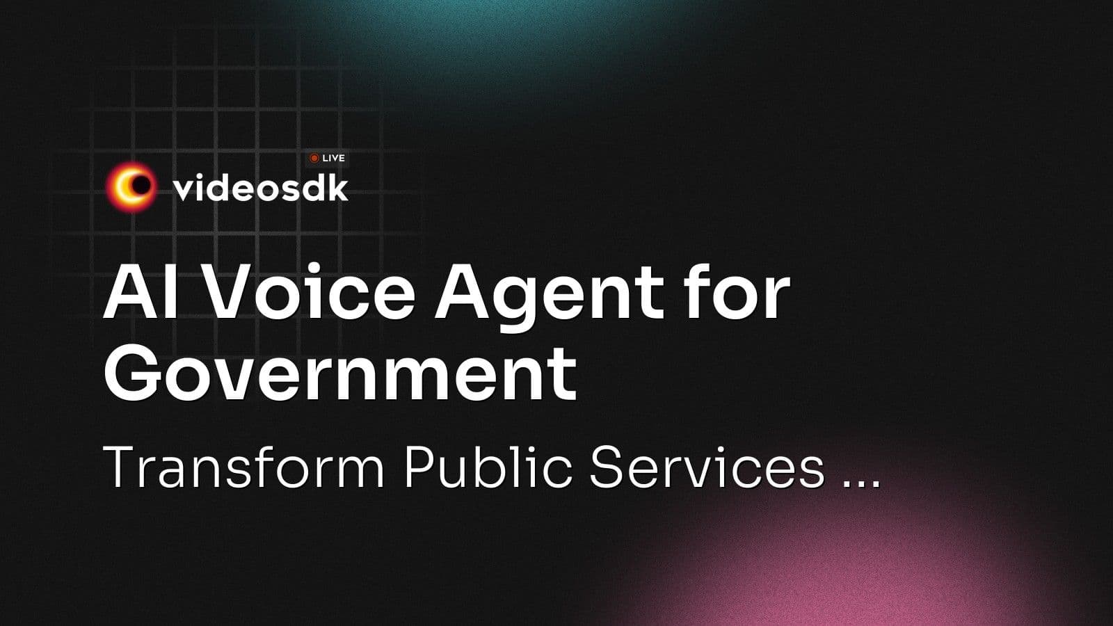AI Voice Agent for Government: Transform Public Services AI Voice Agent for Government: Transform Public Services