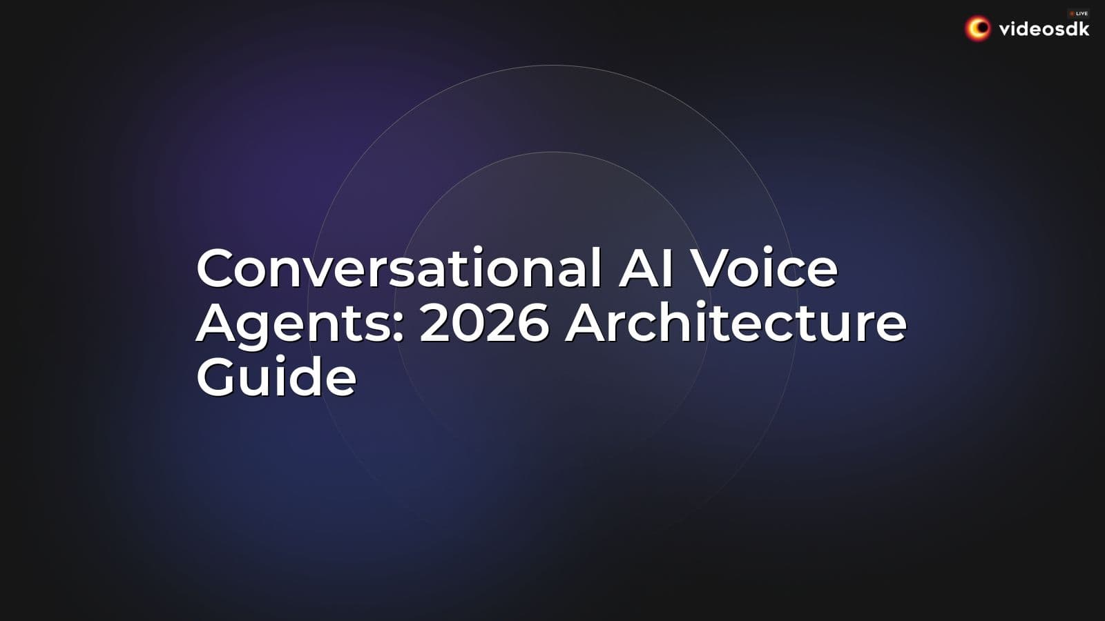 Conversational AI Voice Agents: 2026 Architecture Guide Conversational AI Voice Agents: 2026 Architecture Guide