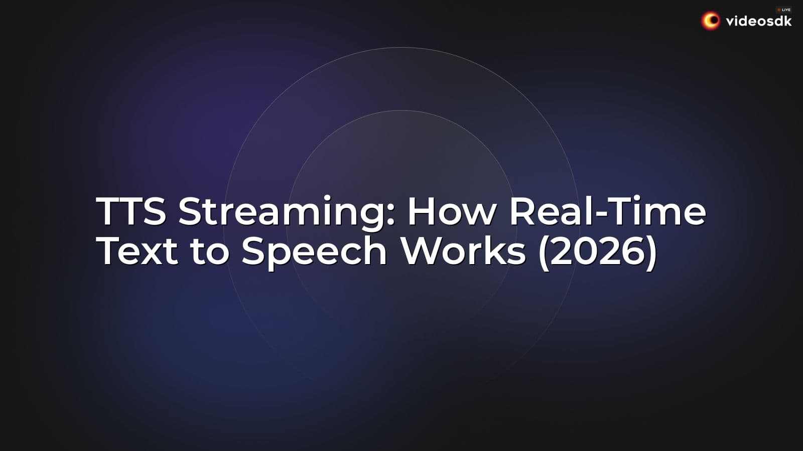 TTS Streaming: How Real-Time Text to Speech Works (2026) TTS Streaming: How Real-Time Text to Speech Works (2026)