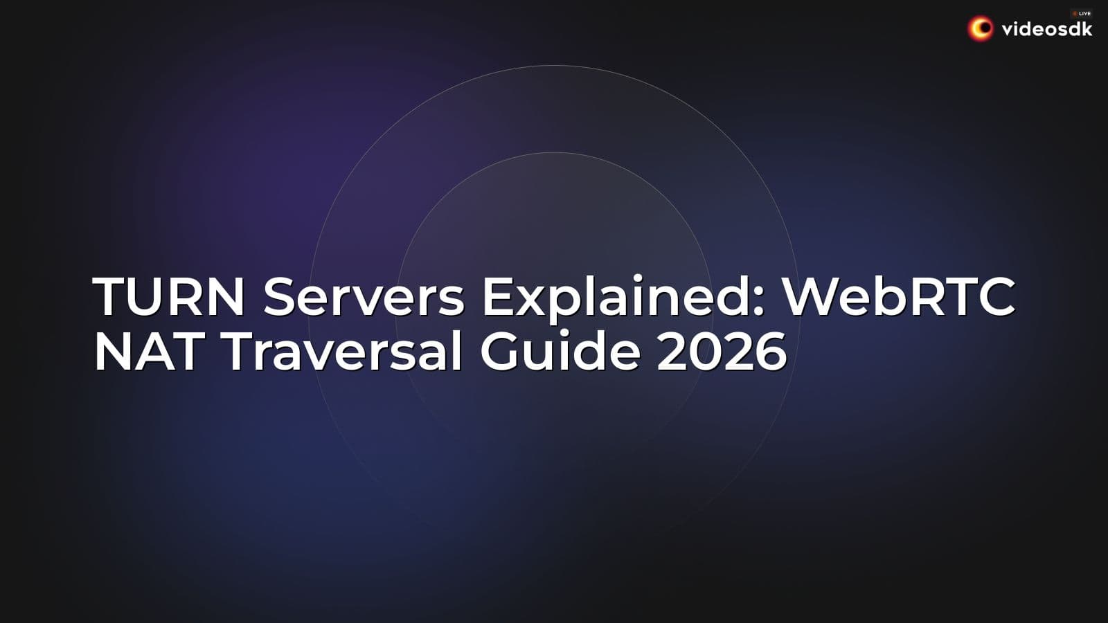 TURN Servers Explained: WebRTC NAT Traversal Guide 2026 TURN Servers Explained: WebRTC NAT Traversal Guide 2026